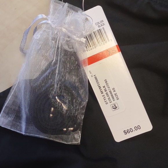 Anne Cole Twist Front Bandeau Tankini Swim Top XS Black - Picture 8 of 10